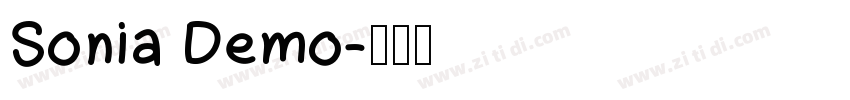 Sonia Demo字体转换